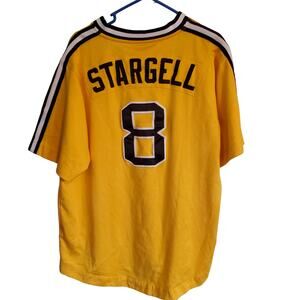 Willie Stargell Pittsburgh Pirates Yellow Nike Cooperstown Collection Jersey